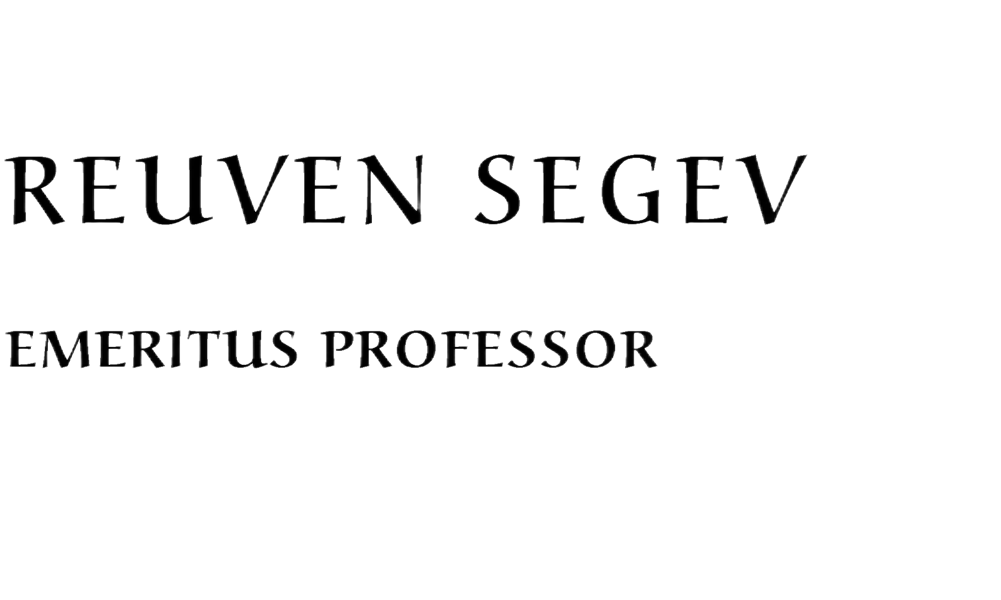 Reuven Segev